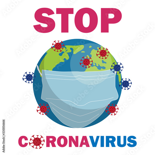 concept of 2019-nCov novel Coronavirus outbreak. Coronavirus cell ,China pathogen respiratory coronavirus ,asian fluin a world photo