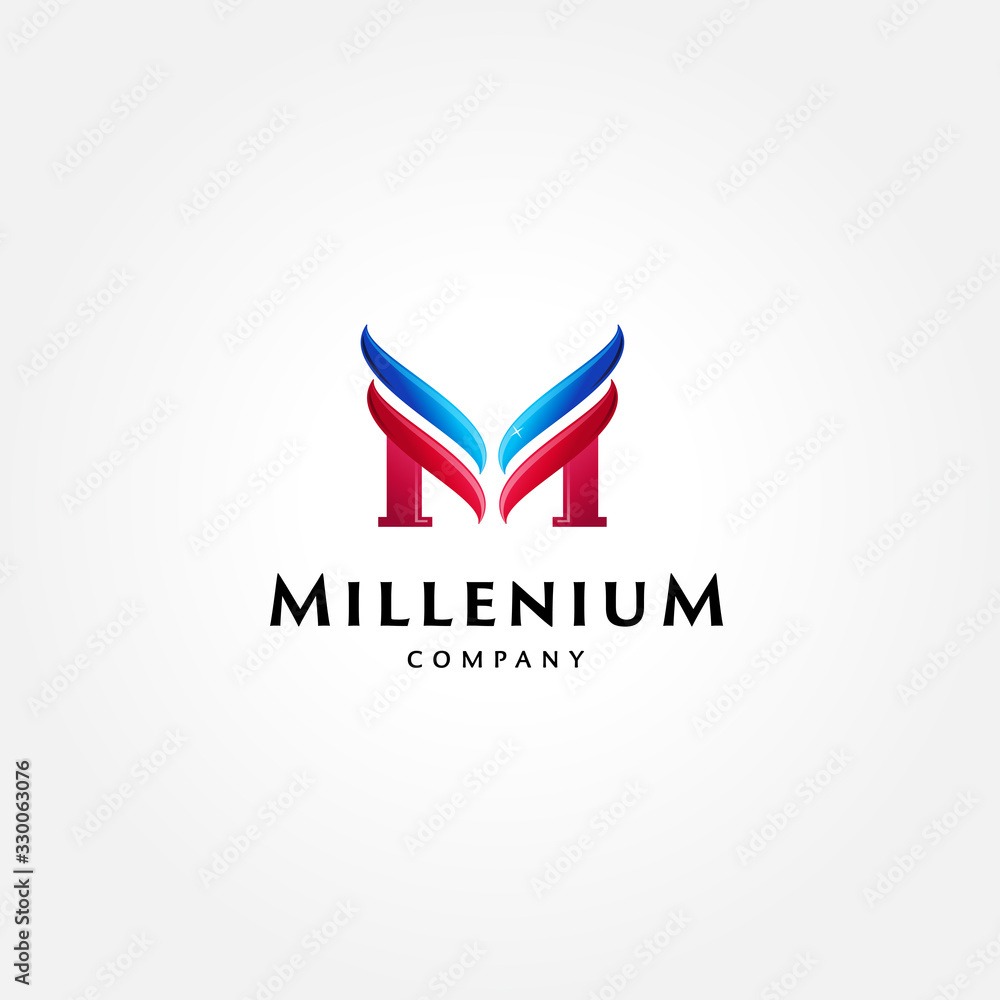 Letter M Symbol logo template Letter M Symbol logo template