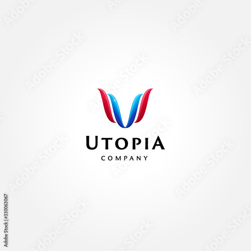 Letter U Symbol logo template Free Download Letter U Symbol logo template - GFXLoad
