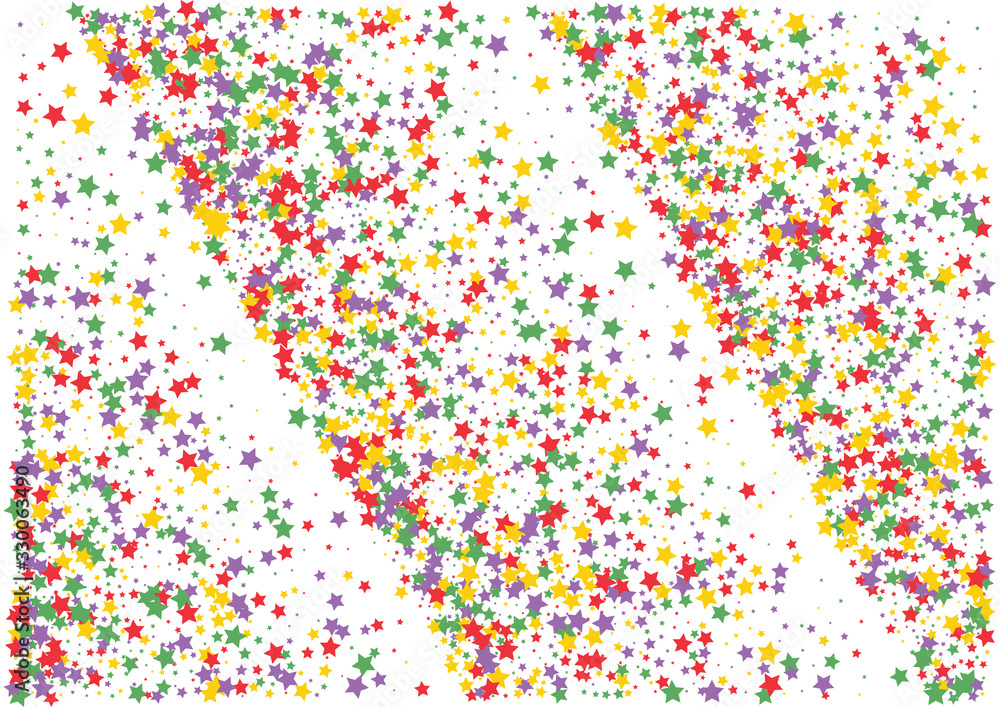 Festive color star confetti background. Abstract frame confetti texture for holiday, postcard, poster, website, carnivals, birthday and children's parties. Cover confetti mock-up. Wedding star layout Festive color star confetti background. Abstract frame confetti texture for holiday, postcard, poster, website, carnivals, birthday and children's parties. Cover confetti mock-up. Wedding star layout