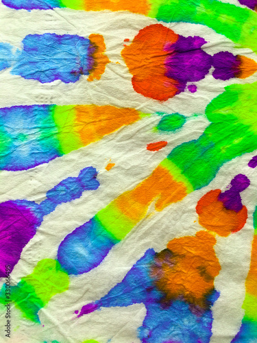 Tie Dye Spiral Background.