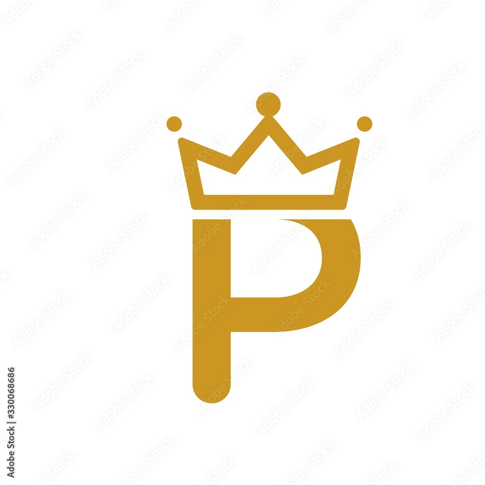 Simple and luxury letter P logo design vector template Simple and luxury letter P logo design vector template