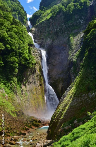 Shomyo falls in Tateyama alpine  Japan