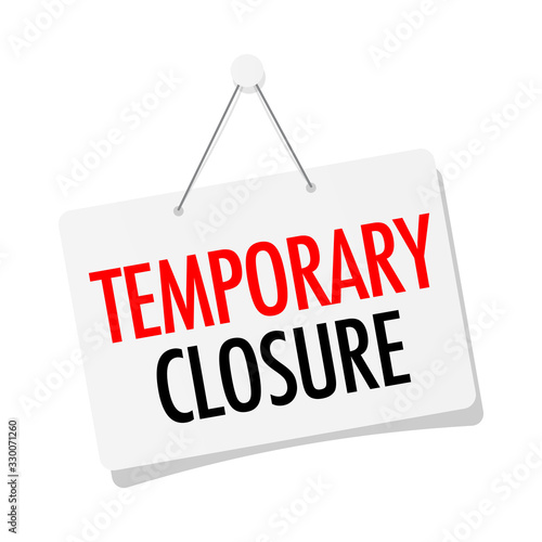 Temporary closure photo
