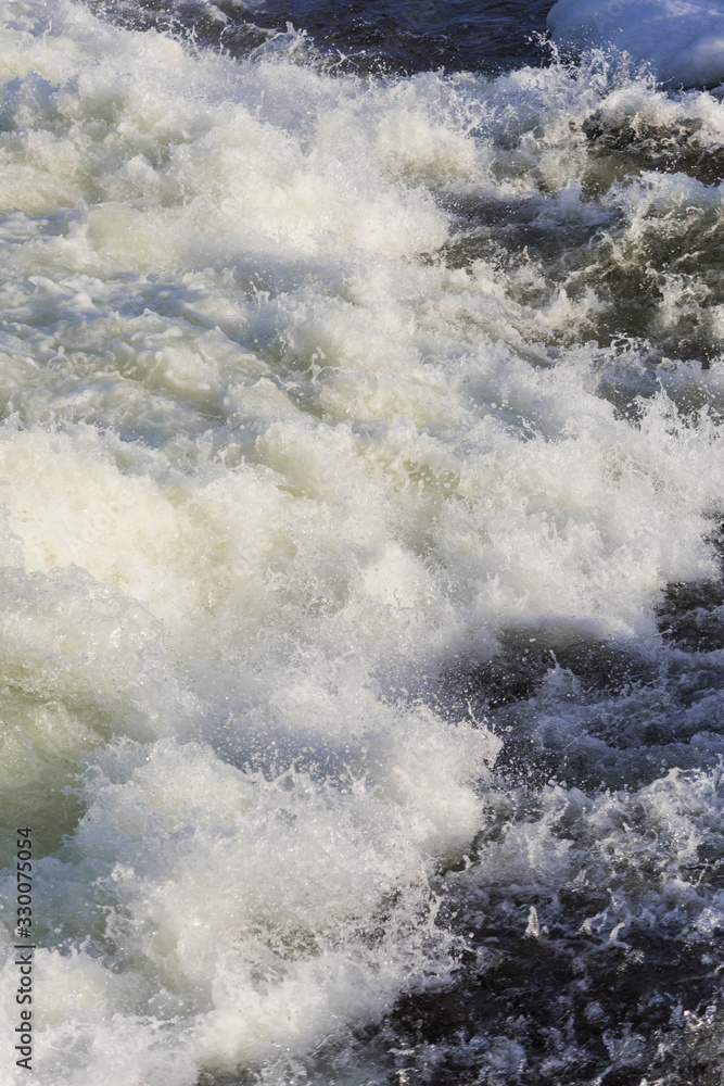 Obraz premium Storforsens Naturreservat,.very important river rapids,