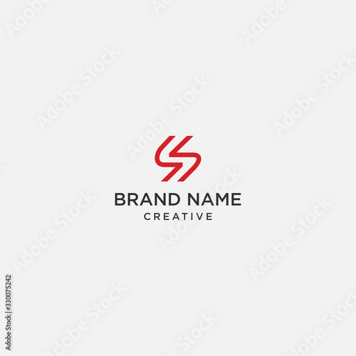 Letter S Abstract logo template design in Vector illustration 
