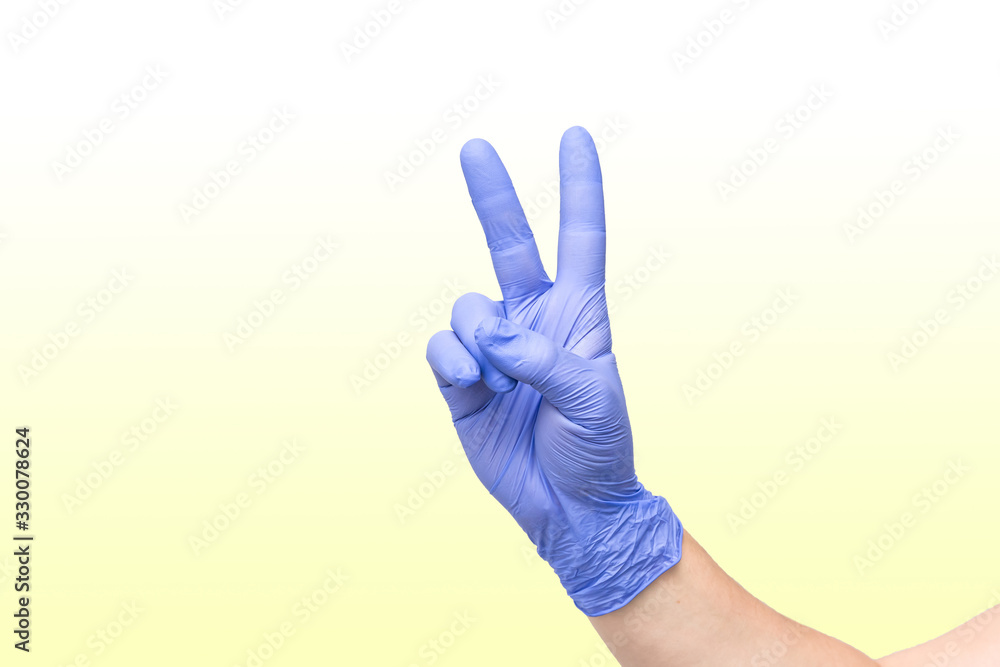 young woman with a medical mask on her face isolated on a white background. Rabbit. young woman with a medical mask on her face isolated on a white background. Rabbit.