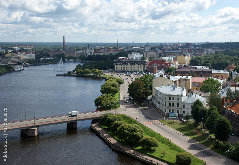 Vyborg from a height