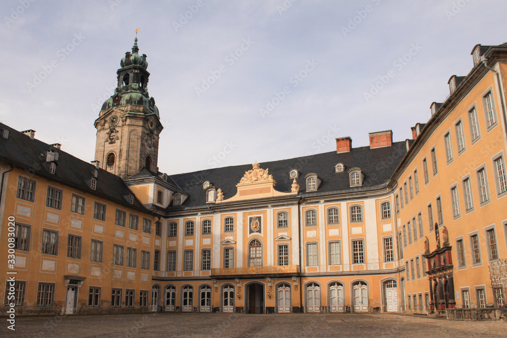 Schloss Heidecksburg in Rudolstadt; Schlosshof