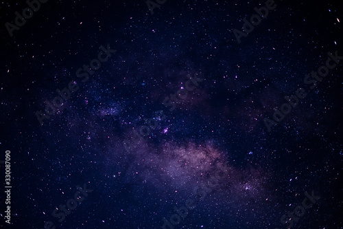 Murais de parede Night Star Space with nebula and Galexy  Background