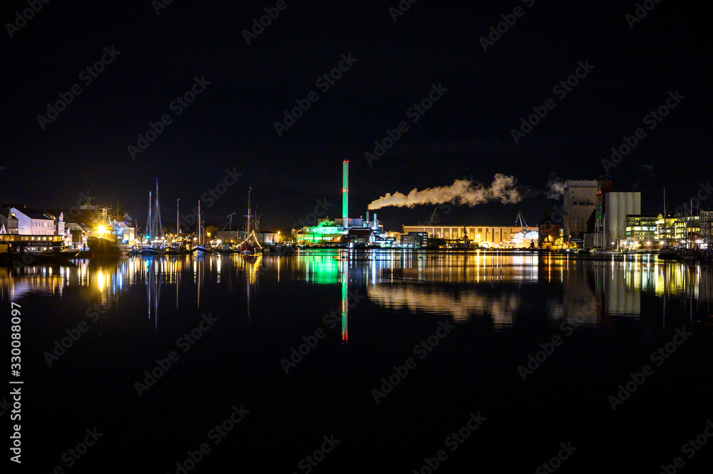 Flensburg bei Nacht