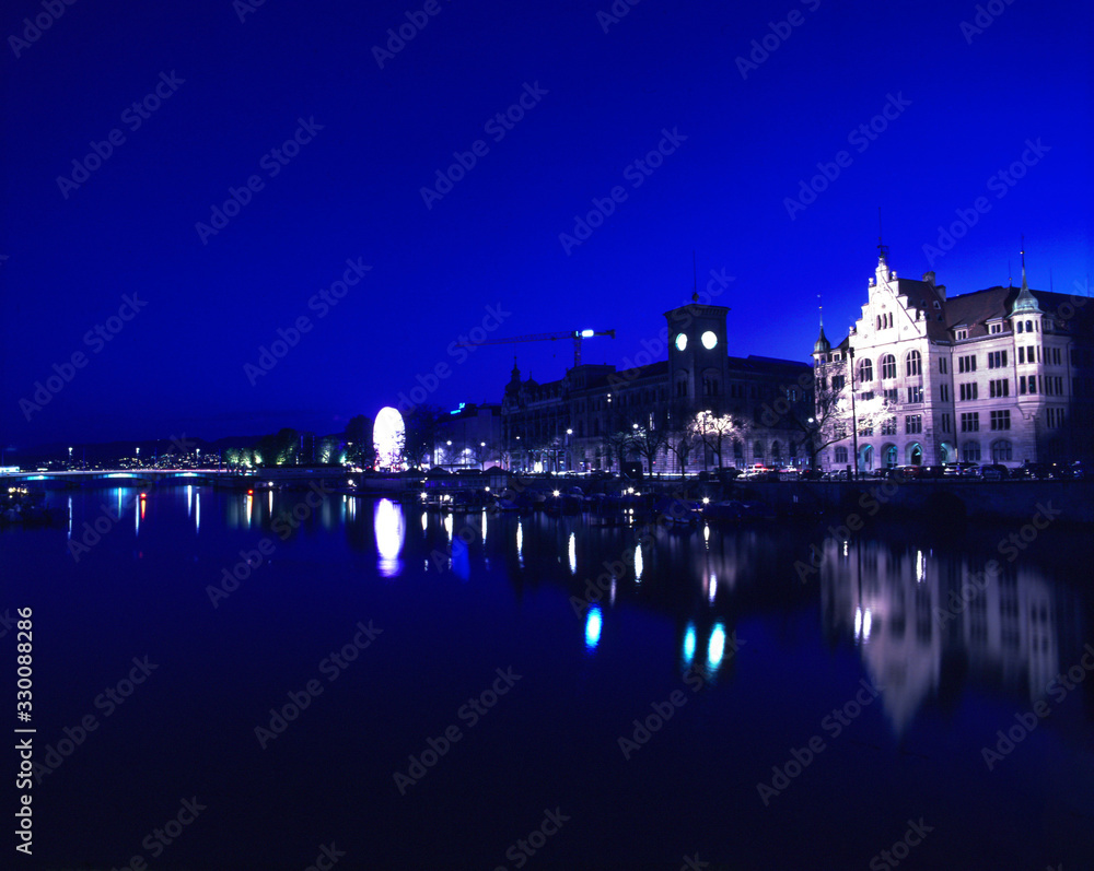 City scape at blue hours