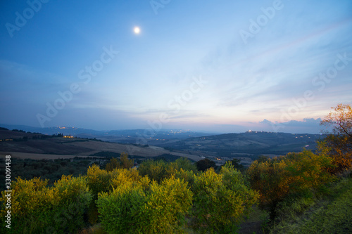 Monticchiello in the province of Siena Tuscany Italy