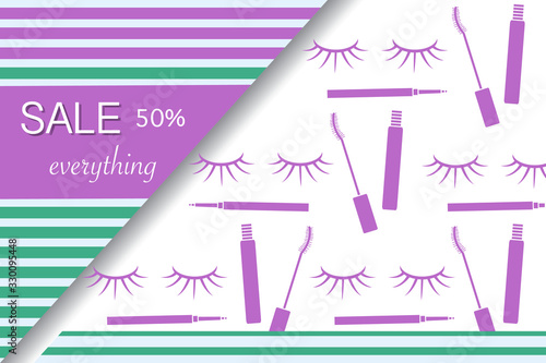 Cosmetics, makeup Sale Shopping Purchase Discount