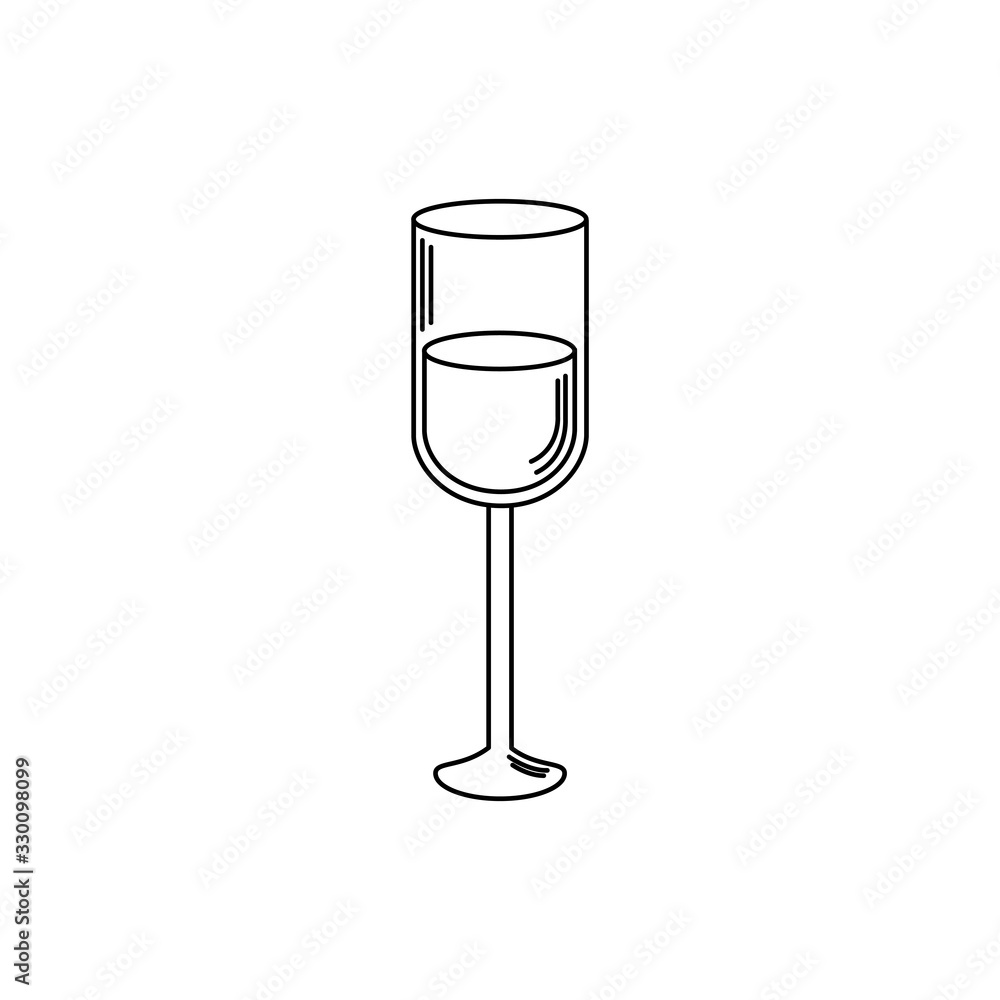 drinks champagne glass beverage alcohol liquor line style icon drinks champagne glass beverage alcohol liquor line style icon