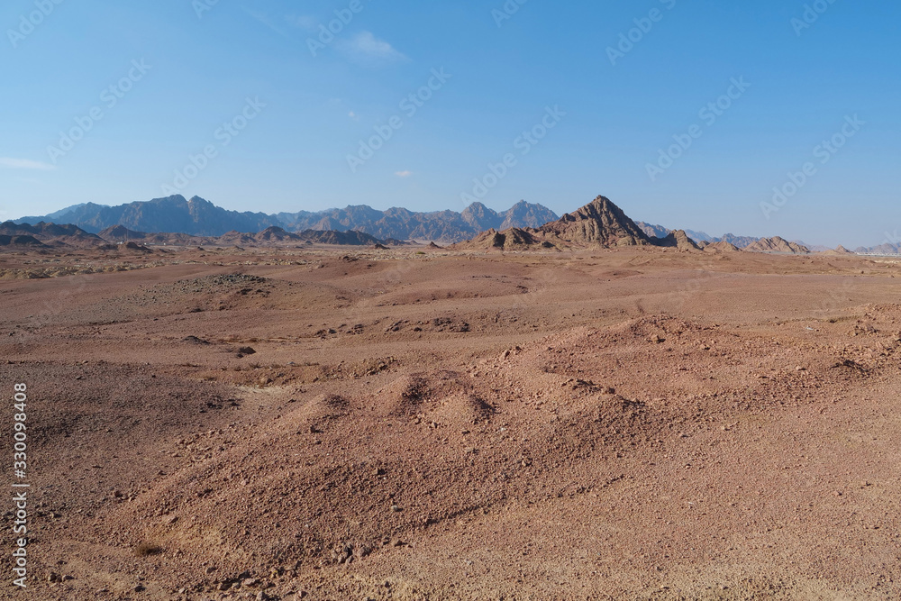 Sinai mountains in Egypt