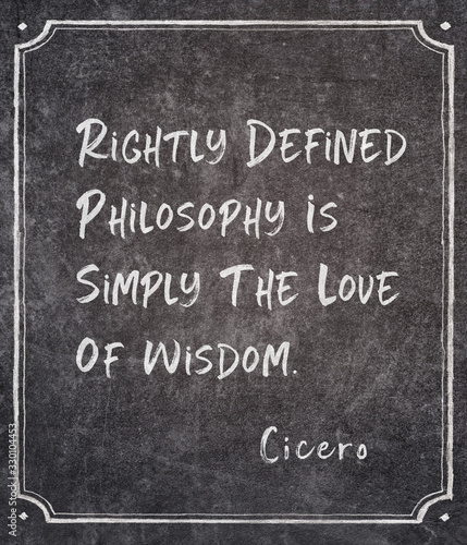 rightly defined Cicero quote photo