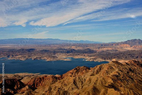 Lake Mead on the border of Arizona and Nevada USA North America