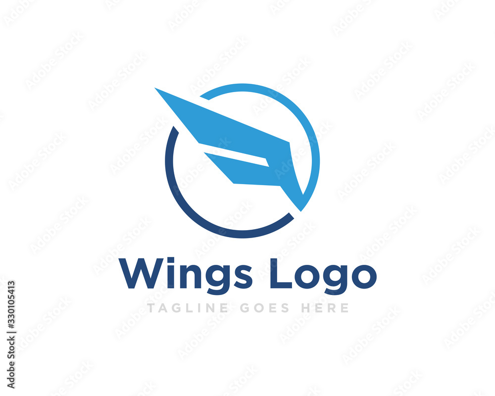Wings Logo Icon Design Vector Wings Logo Icon Design Vector
