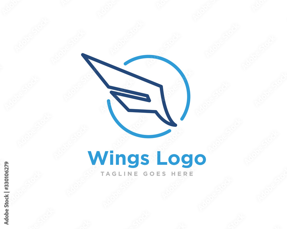 Wings Logo Icon Design Vector Wings Logo Icon Design Vector