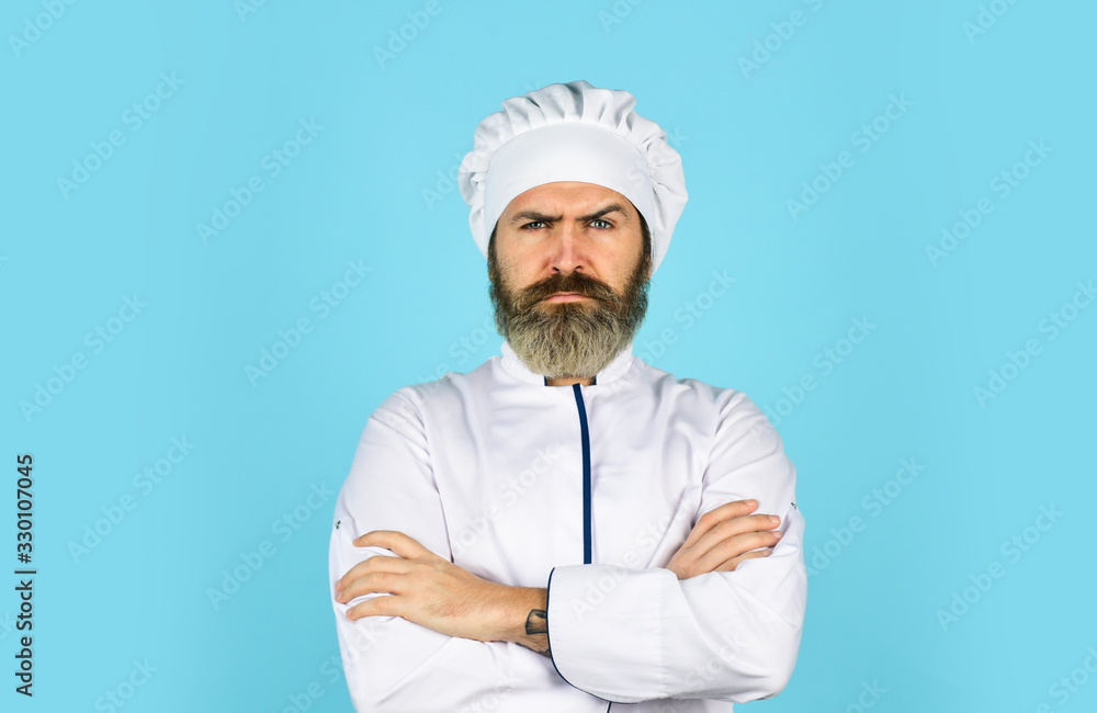 Cook chef in white uniform. Bearded man chef. Bearded man restaurant worker. Professional cook. Culinary concept. National cuisine. Restaurant menu. Lunch meal. Restaurant dish. Delicious dessert Cook chef in white uniform. Bearded man chef. Bearded man restaurant worker. Professional cook. Culinary concept. National cuisine. Restaurant menu. Lunch meal. Restaurant dish. Delicious dessert
