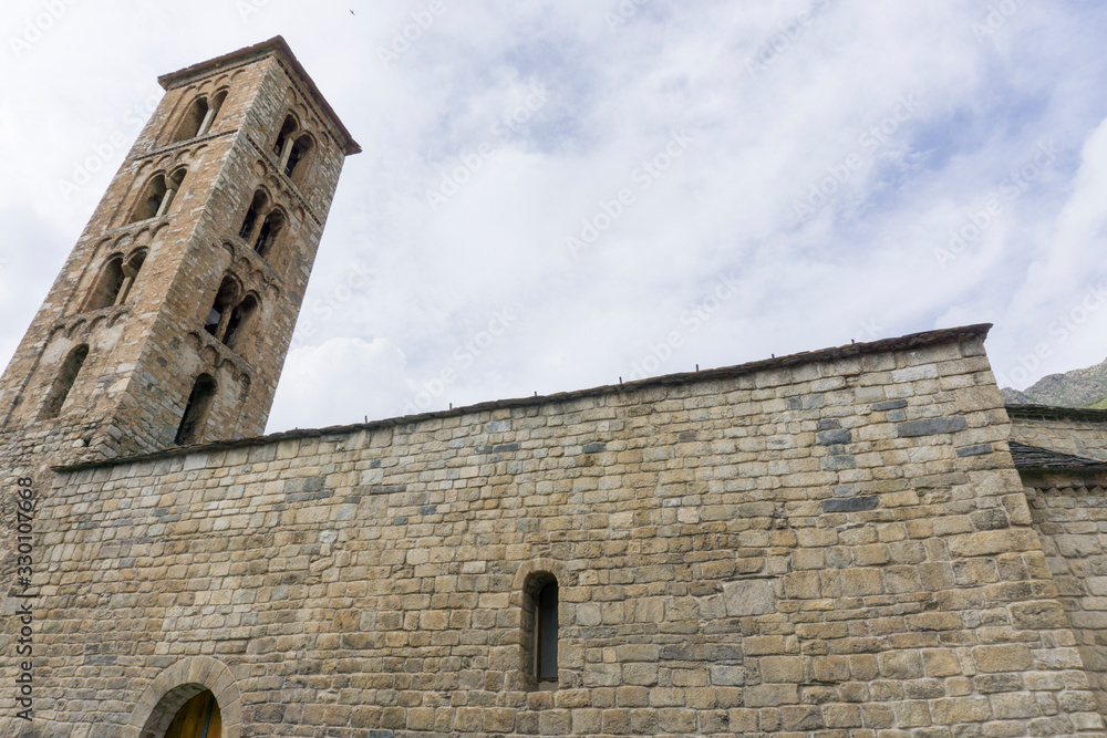 Santa Maria de Taull romanesque church in Taull village Bohi valley Lleida Catalunya Spain