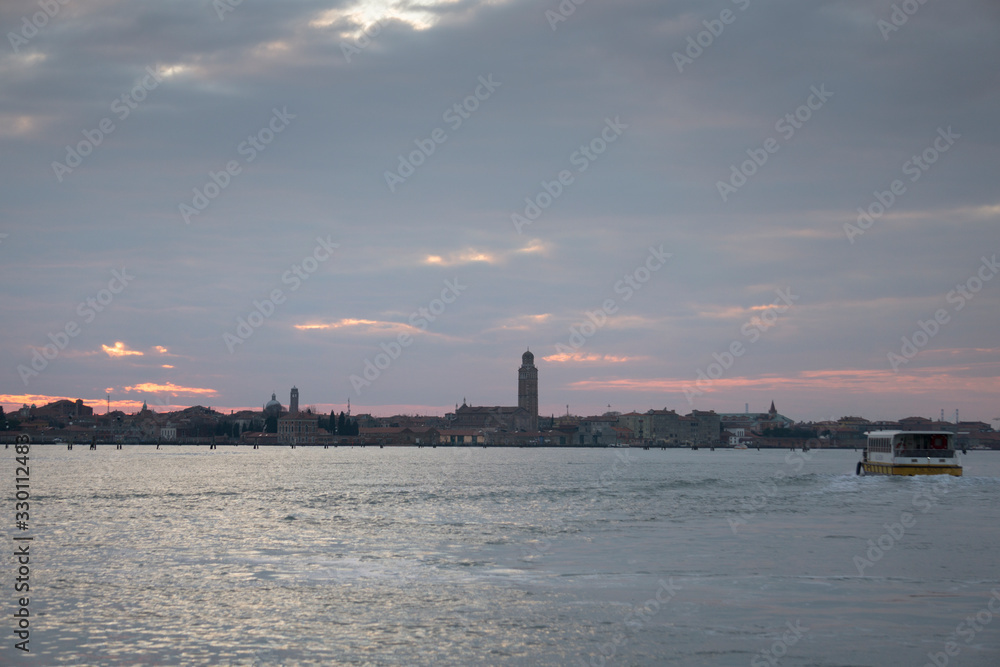 Venice Veneto Italy on January 20, 2019 The Grand Canal
