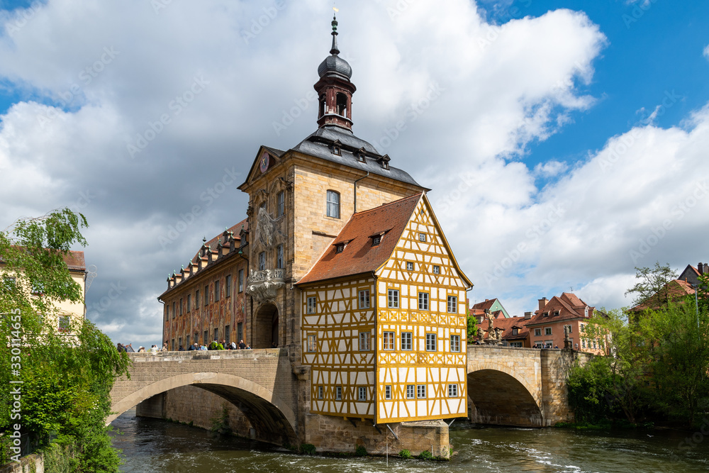 The old town hall in Bamberg, Germany