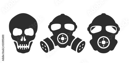 Virus danger vector symbol