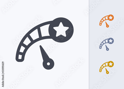 Star Gauge - Pastel Stencyl Icons