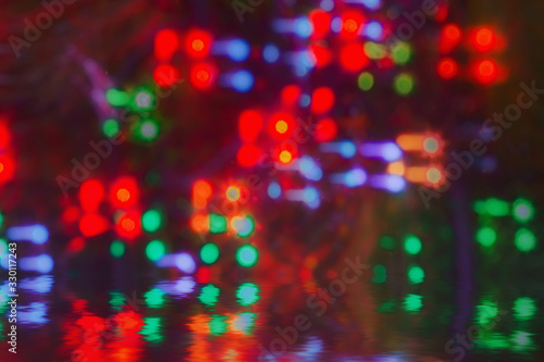 Wallpaper Mural Celebrate- circles defocused bokeh Torontodigital.ca