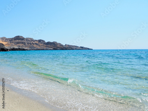 Fototapeta Naklejka Na Ścianę i Meble -  Greece Crete island South Crete Plakias beach