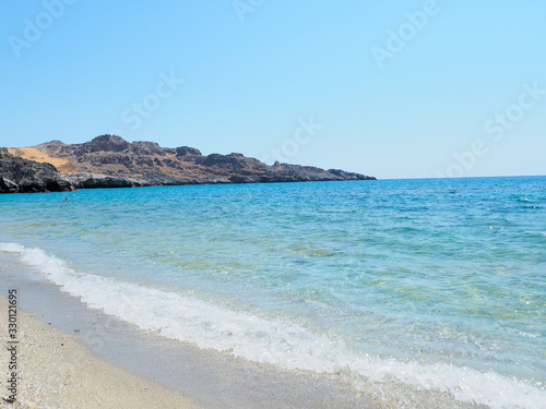 Greece Crete island South Crete Plakias beach