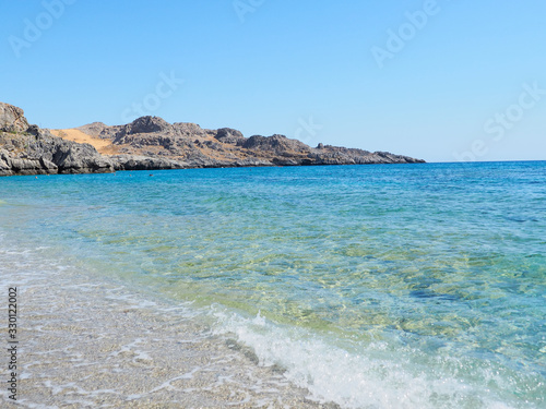 Greece Crete island South Crete Plakias beach