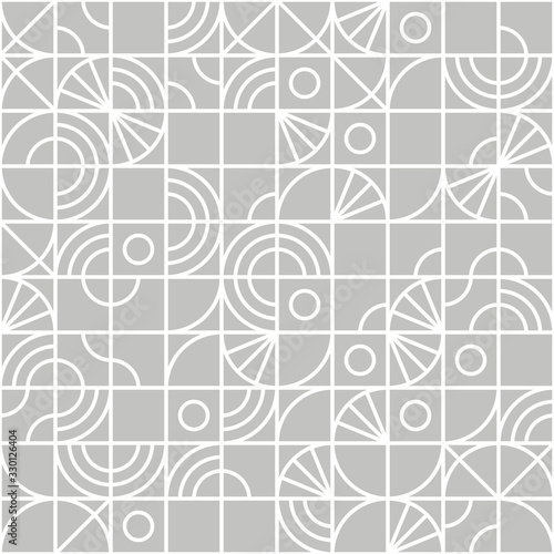 Super modern and vibrant geometric seamless pattern