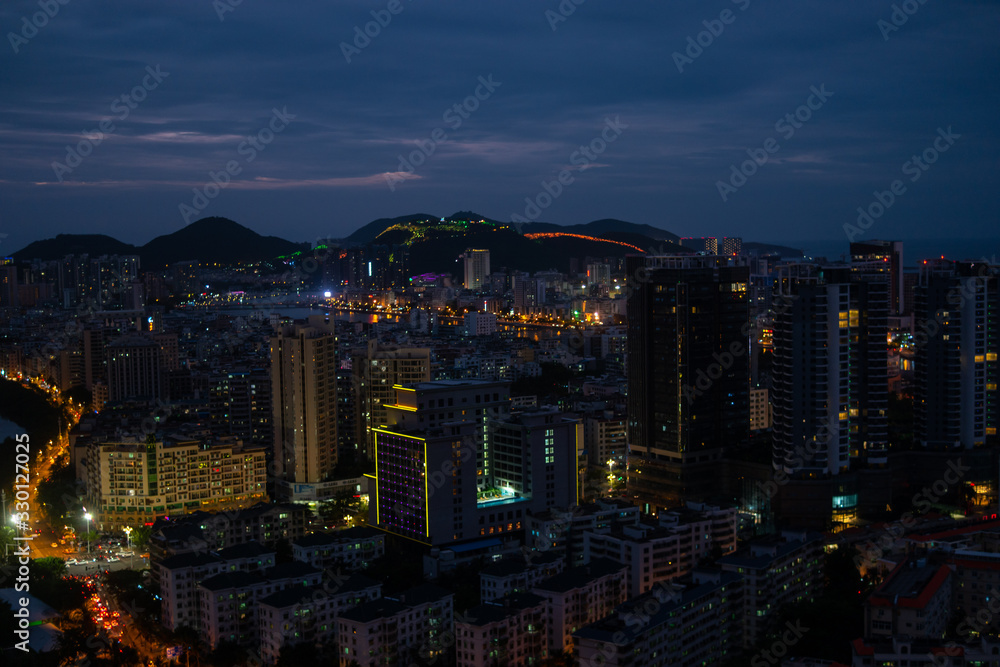 Obraz premium Modern City at Night