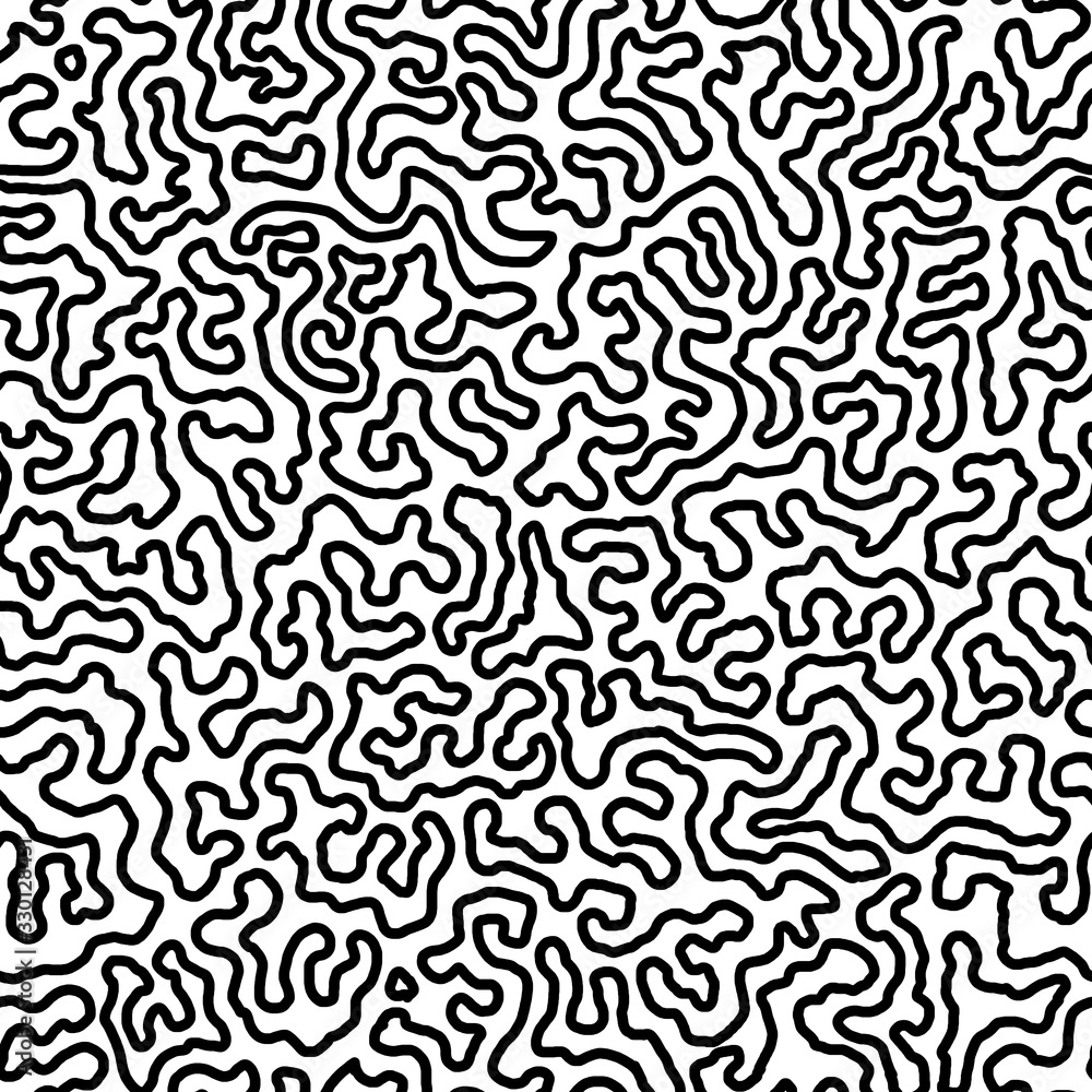 Labyrinth abstraction seamless pattren. Simple curved line. Modern and stylish. Design for wallpaper, fabric, textile, websites, shops, labels. Labyrinth abstraction seamless pattren. Simple curved line. Modern and stylish. Design for wallpaper, fabric, textile, websites, shops, labels.