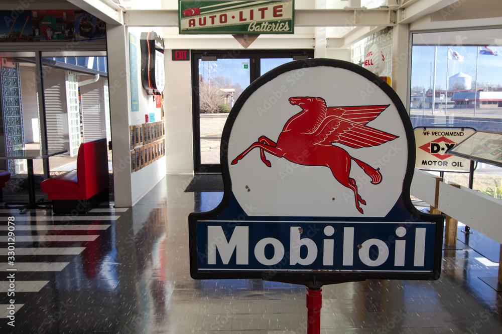 Mobil Oil Sign