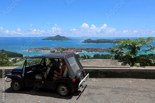 Mini Moke aux Seychelles