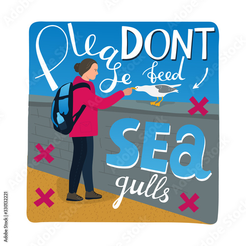Please, dont feed seagulls