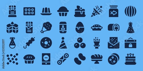 cake icon set
