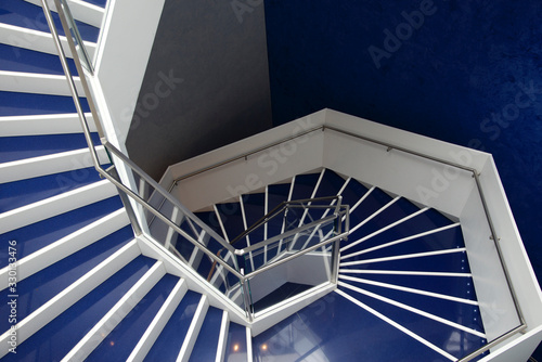 Photography Contemporary architecture with spiral staircase