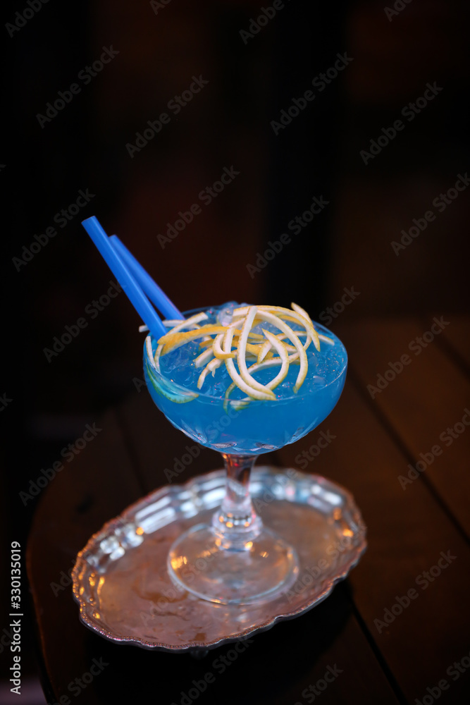 Blue Lagoon Coctail