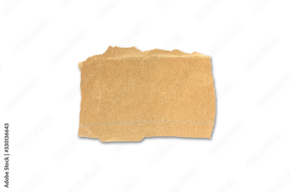 Obraz premium torn paper isolated on white background with clipping path.