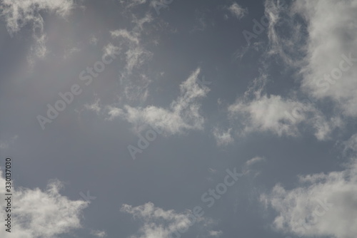 Fototapeta Naklejka Na Ścianę i Meble -  Sky with clouds seen against the sun