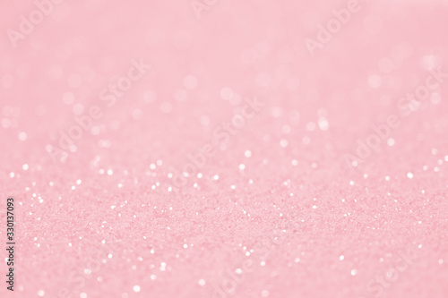 Pink vintage glitter defocused blurred texture christmas abstract background