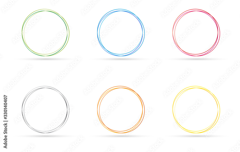 circles contour circles contour