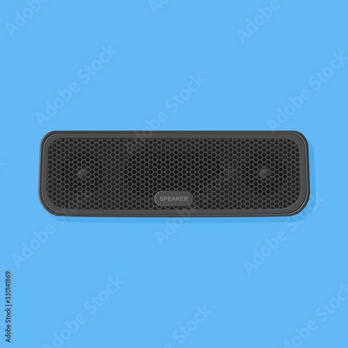 Portable Wireless Speaker Connect with Smartphone to Play the Music