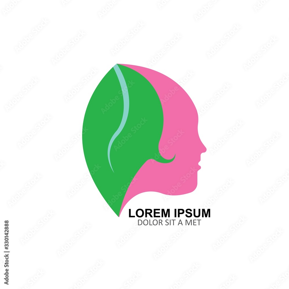 beauty salon logo design icon template beauty salon logo design icon template