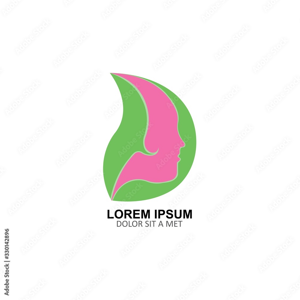 beauty salon logo design icon template beauty salon logo design icon template